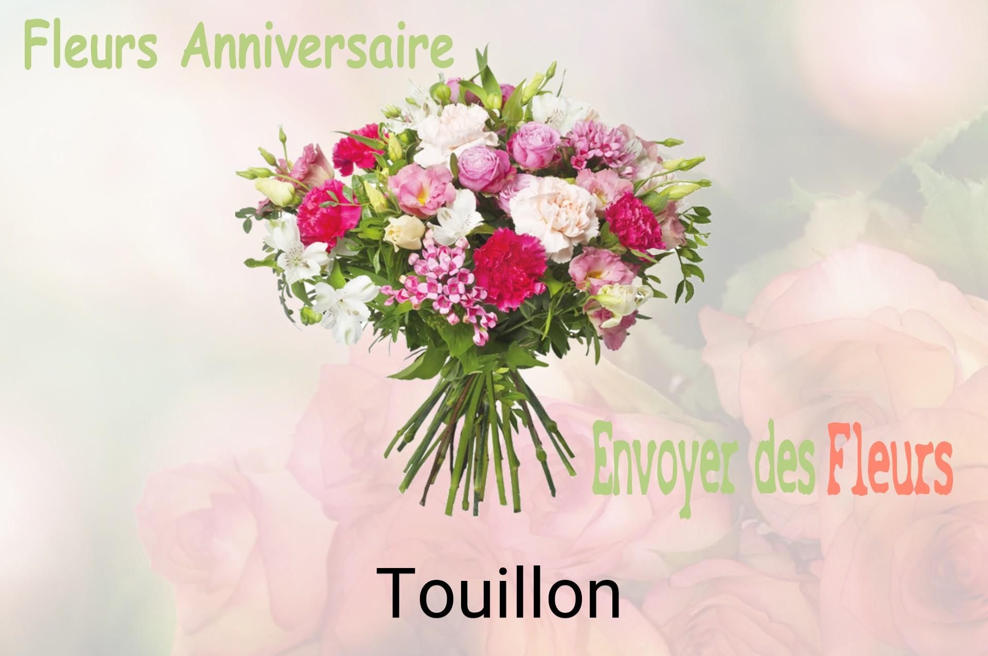 Bouquet de fleurs d’anniversaire livré à Touillon